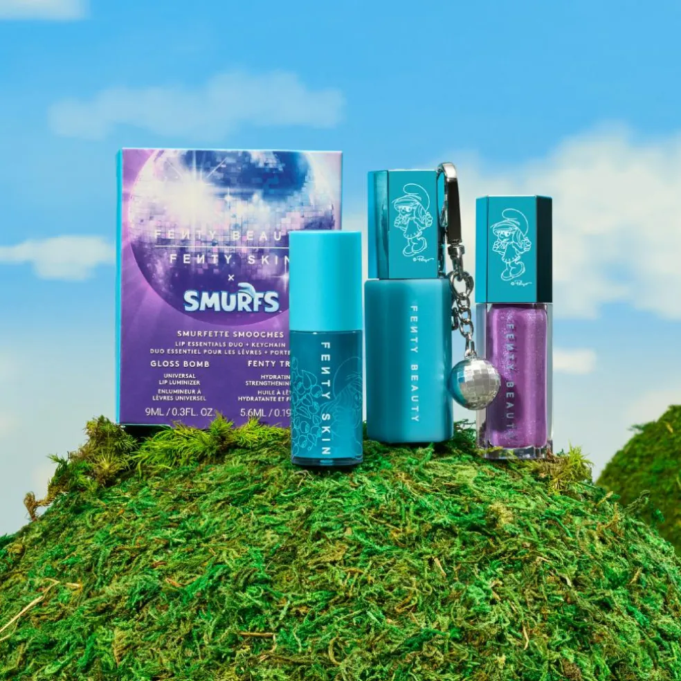 Limited Edition Smurfette Smooches Lip Essentials Duo & Keychain
