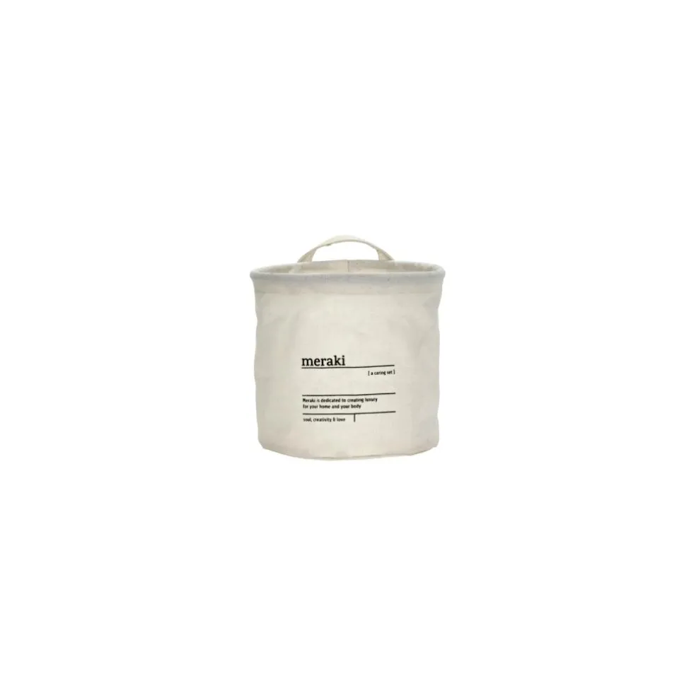Meraki Storage Basket Caring White