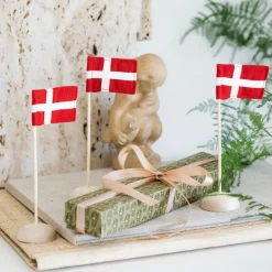 Mini Bordflag med Dannebrog