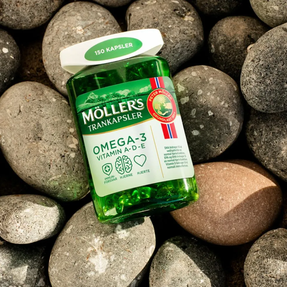 Möller's Trankapsler med Vitamin A, D og E