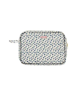 New Dawn Seersucker Makeup Clutch