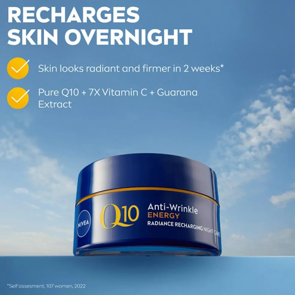 Nivea Q10+C Natcreme