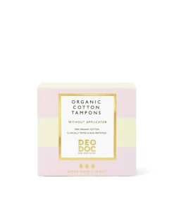 Organic Cotton Tampons Without Applicator