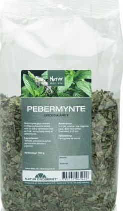 Pebermynte grov skåret