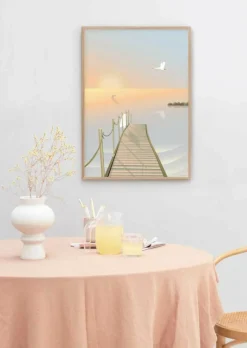 Plakat 'Bathing Bridge'