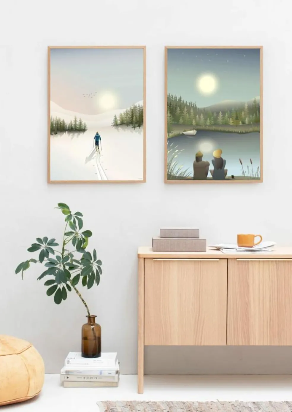 Plakat 'Cross-Country Skiing'