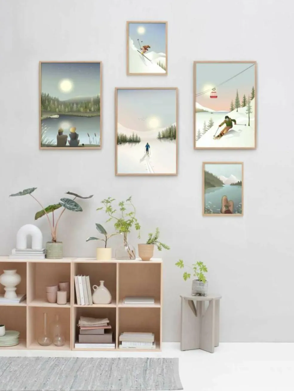 Plakat 'Cross-Country Skiing'