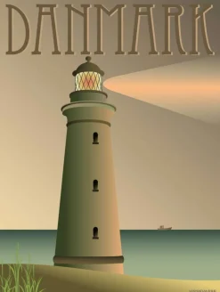 Plakat 'Danmark Fyret'