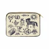 Polly Embroidery Mini Clutch