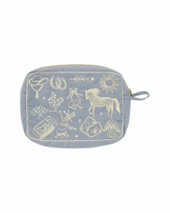 Polly Embroidery Toiletry Bag