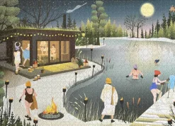 Puslespil 'Sauna By The Lake'