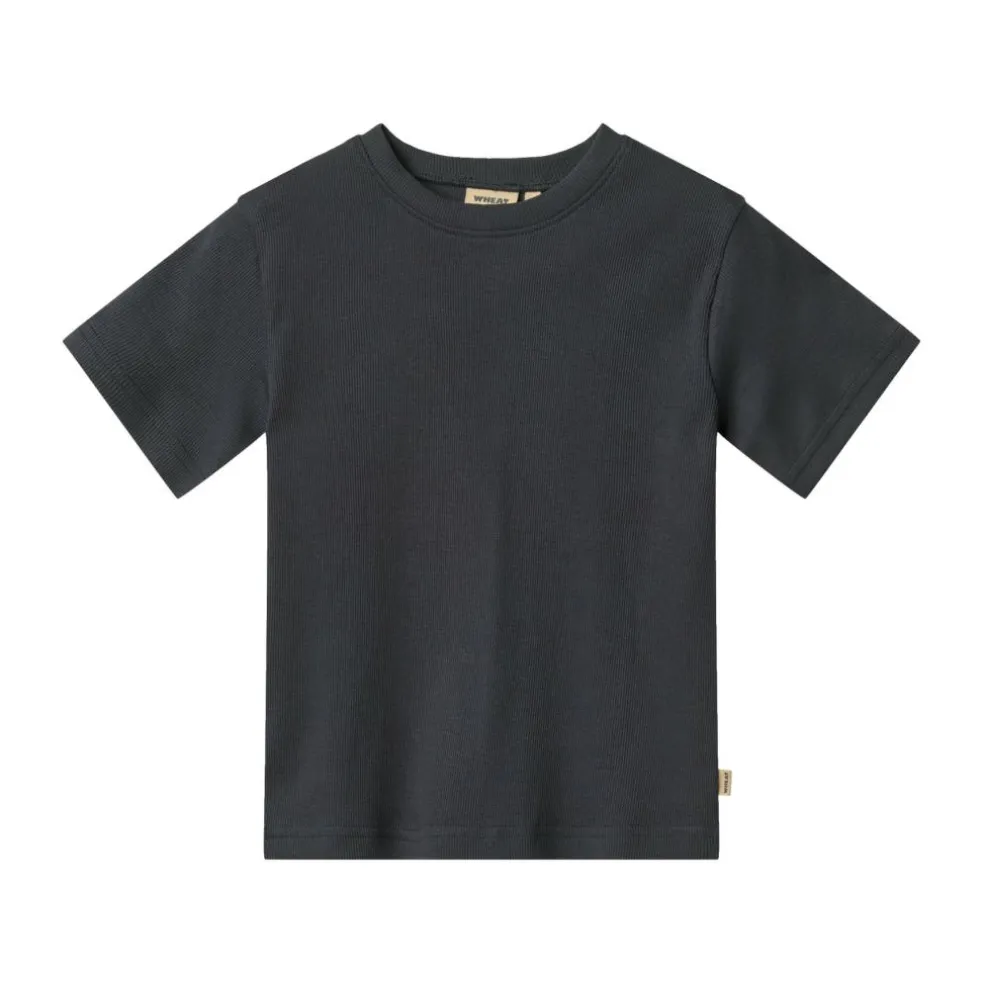 Rib T-Shirt Short Sleeve Fabian 2-pak