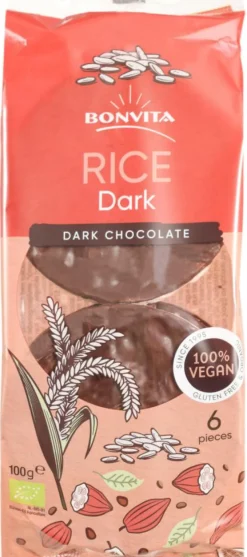 Risgaletter m. mørk chokolade Ø