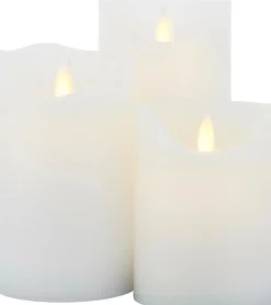 Sara Sæt LED Vokslys
