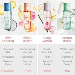 Sheer Peach Hair & Body Mist