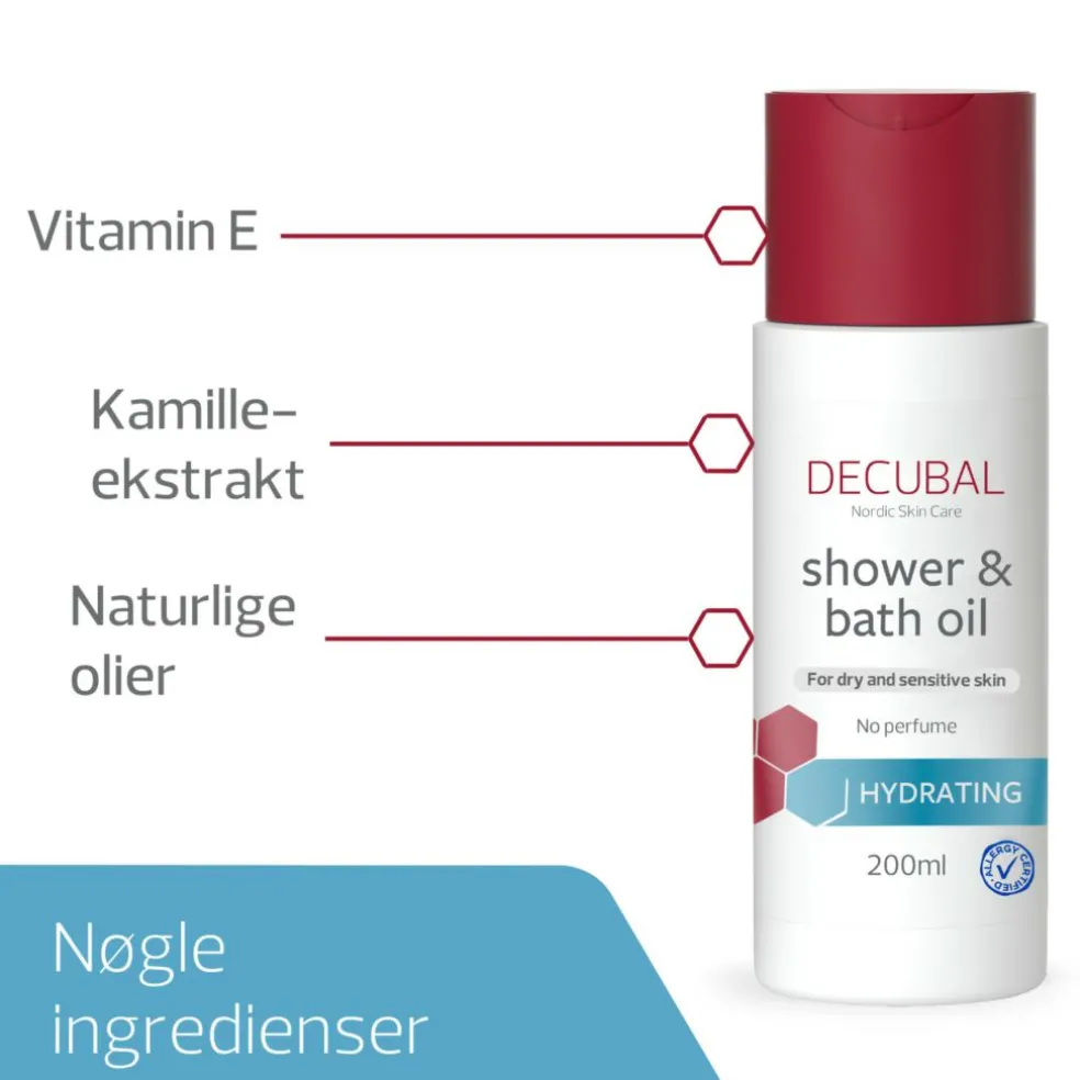Shower & bath oil