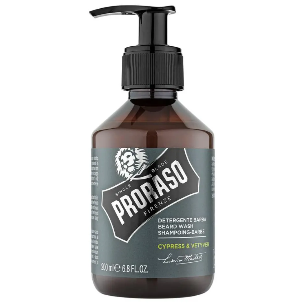 Skægshampoo, Cypress & Vetiver, 200 ml.
