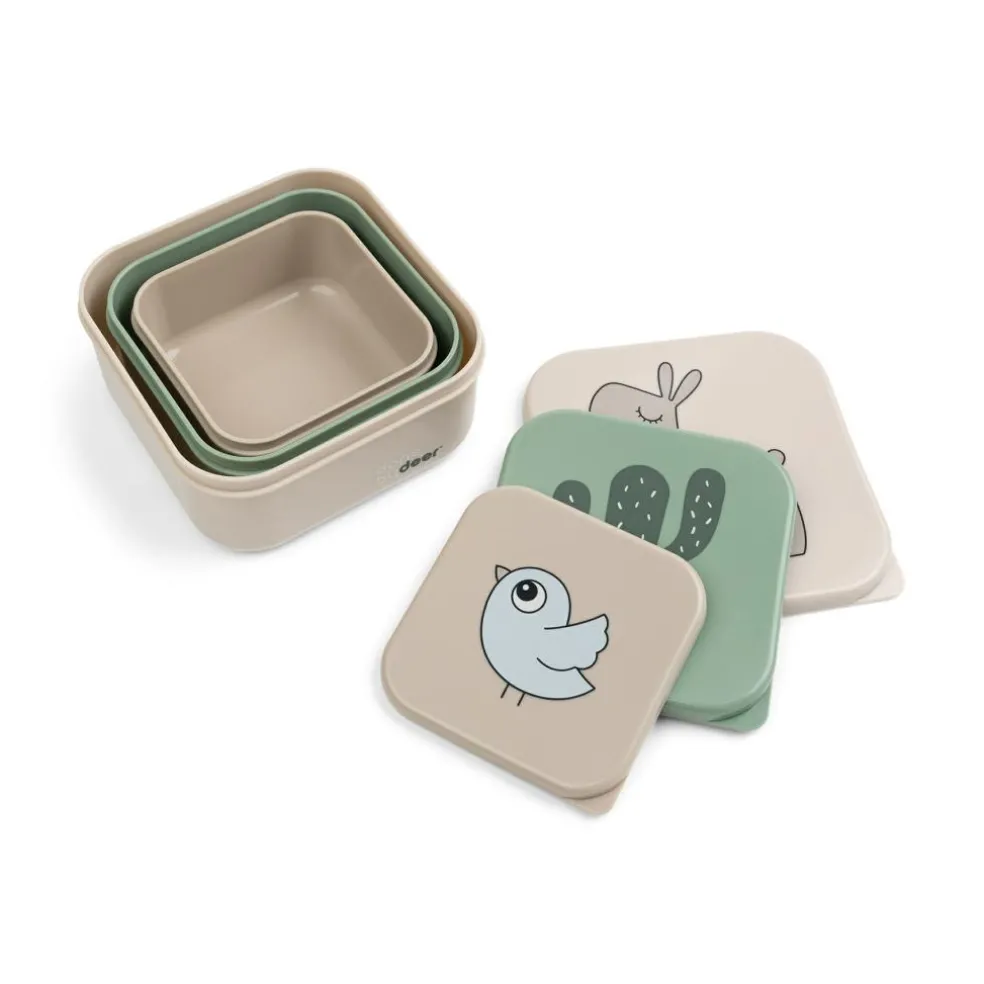 Snackbokse 3 stk.