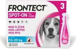 Spot-on, opløsning til hund 10-20 kg