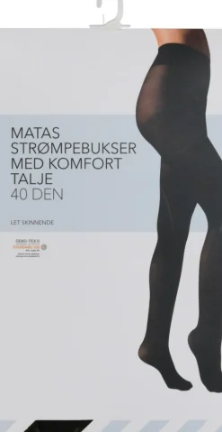Strømpebukser m. komforttalje