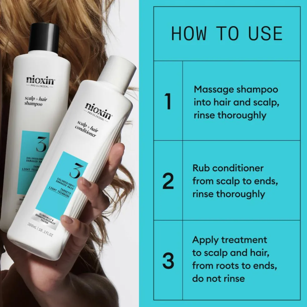 System 3 Loyalty Kit for Colored Thinning Hair