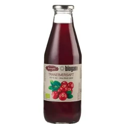 Tranebærsaft 100% Ren saft Ø