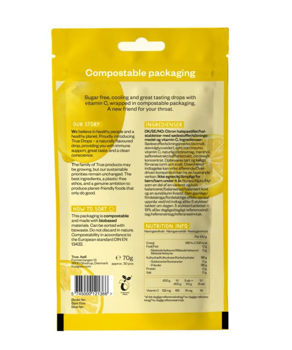 True Drops Immune Support Citron