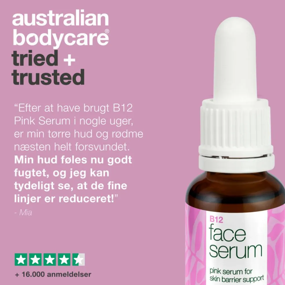 Vitamin B12 Pink Serum til styrke af Hudens Barriere