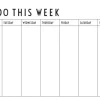 Weekly Planner Papir