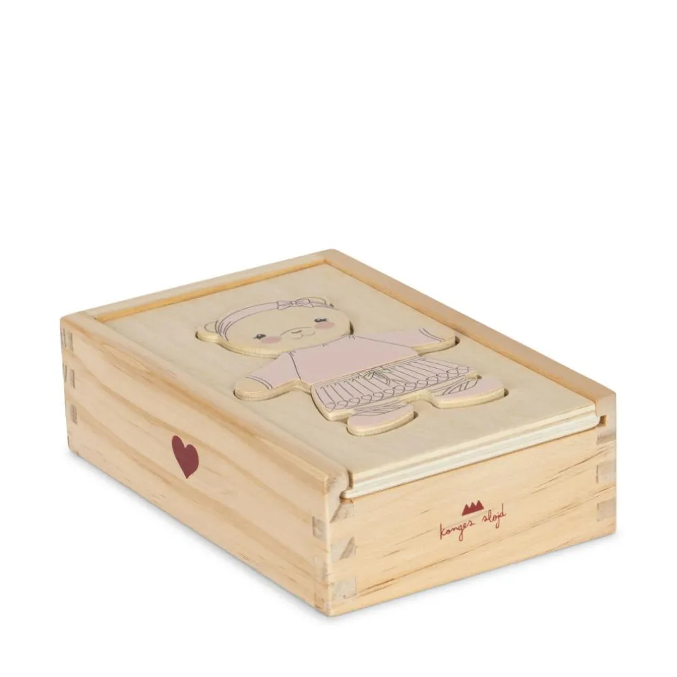 Wooden Teddy Dress Up Puzzle Fsc